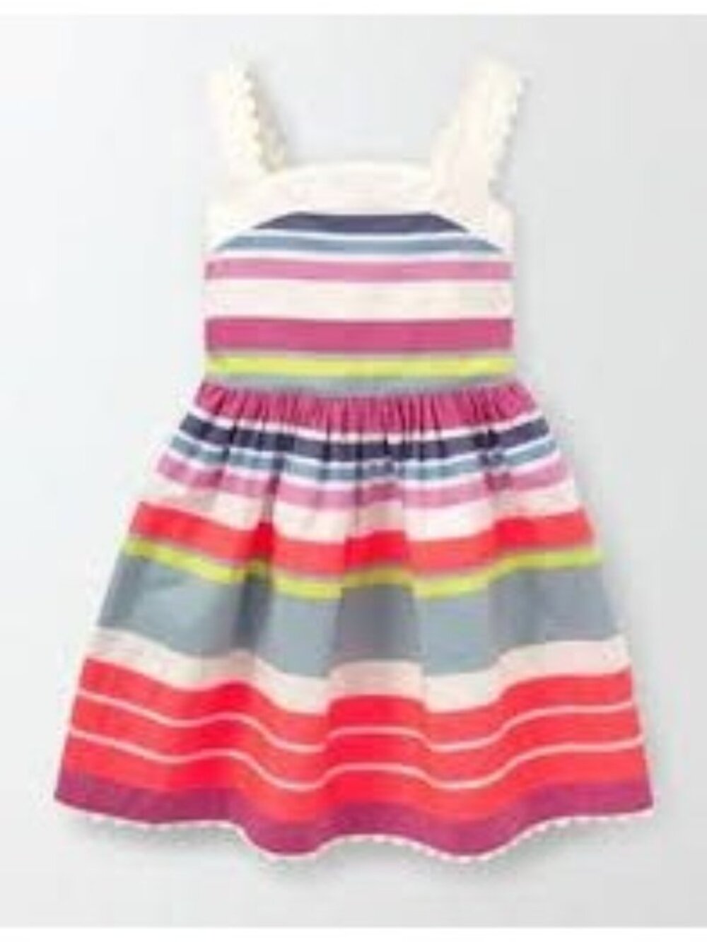 Mini Boden Striped Sun Dress, Size 11/12